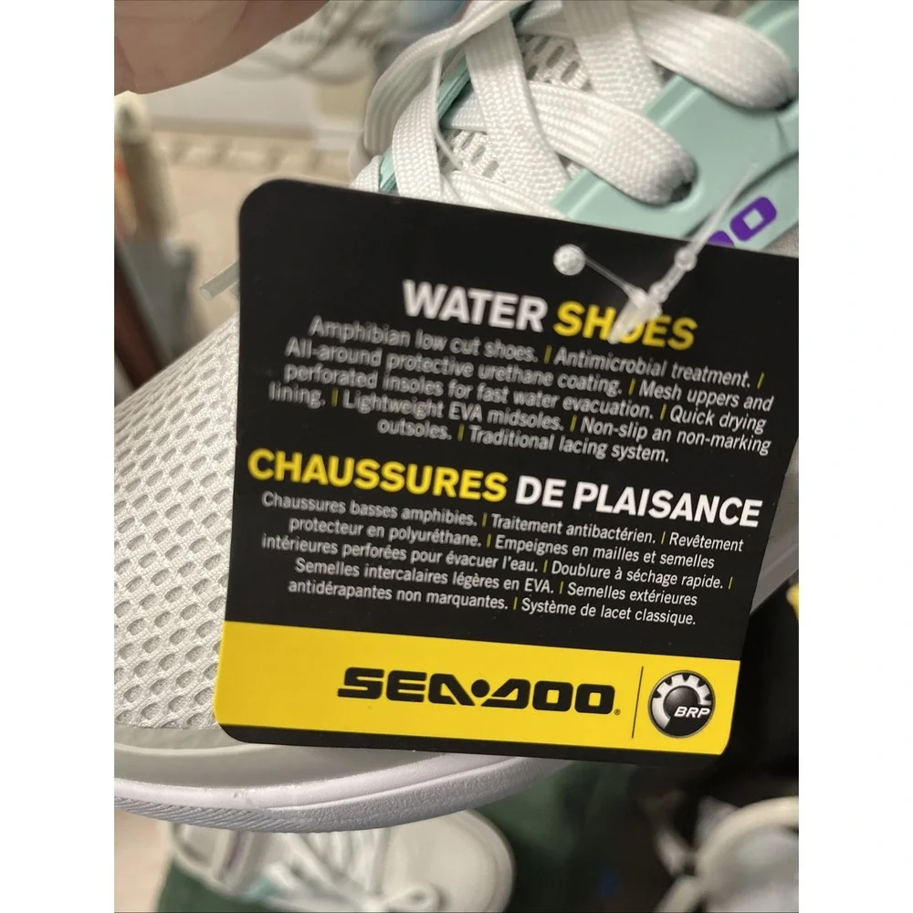 Sea-Doo Water Shoes - Grey Grow  - US Size mens 9 WOMEN'S 11 NEW In Box Unisex